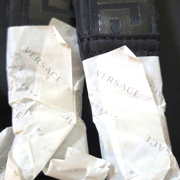 Versace Parfums NWOTs Black Medusa Backpack - Picture 15 of 16